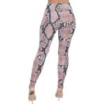 women's high waist Snake Print Leggings