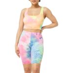 Tie Dye Biker Shorts Set