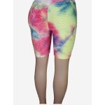 Tie-Dye Honeycomb Knit Workout Shorts - Image 4