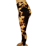 Trendy Women's High Waist Tie Dye Yoga Pants - Image 2