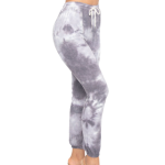 Women's Tie-Dye Sweatpants with High Waist and Drawstring