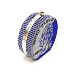 Blue Bling US Coin Luxury Clutch - Image 3