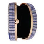 Blue Bling US Coin Luxury Clutch - Image 4