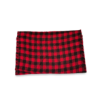 Black and Red Buffalo Plaid Infinity Scarf - Cozy Fall Accessory - Image 3