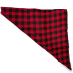 Black and Red Buffalo Plaid Infinity Scarf - Cozy Fall Accessory - Image 4