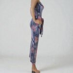 Strapless Tropical Floral Maxi Dress - USA Made Bodycon Summer Dress | Big Sisters - Image 3