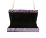 Women's Multi-Colored Acrylic Cocktail Clutch Purse - Image 3