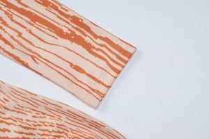 Women's Orange Graphic Print Bodycon Dress - Image 7