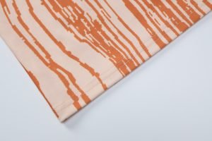 Women's Orange Graphic Print Bodycon Dress - Image 9