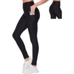 High Waist Scrunch Butt Lifting Leggings w/ Pocket - Image 3
