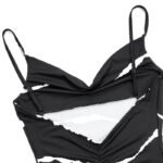 Chic Striped Maxi Dress for Summer - Black and White - Image 7