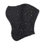 Women's Rhinestone Breathable Mesh Corset - Image 2