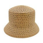 Trendy Unisex Straw Bucket Hat - Image 2