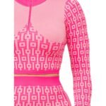 Seamless Pink Half-Zip Jacket & Leggings Set - Image 5