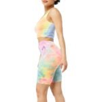 Tie Dye Tank Top and Biker Shorts Set - Image 4