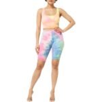 Tie Dye Tank Top and Biker Shorts Set - Image 2
