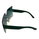 Green Oversized Rimless Gradient Sunglasses