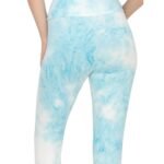 Light Blue Tie-Dye Butt-Lifting Leggings - Image 4
