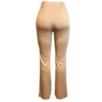 Women's Taupe Wide Leg Pants - Image 3