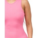 Women's Solid Sleeveless Side Slit Bodycon Dress - Image 5