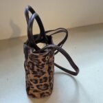 Leopard Print Small Half Moon Shoulder Bag - Image 3