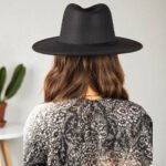 Women's Black Felt Rancher Hat with 3-Inch Brim - Image 2