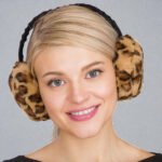 Fuzzy Soft Leopard Print Ear Muffs