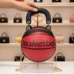 Basketball-Inspired Sphere Crossbody Bag